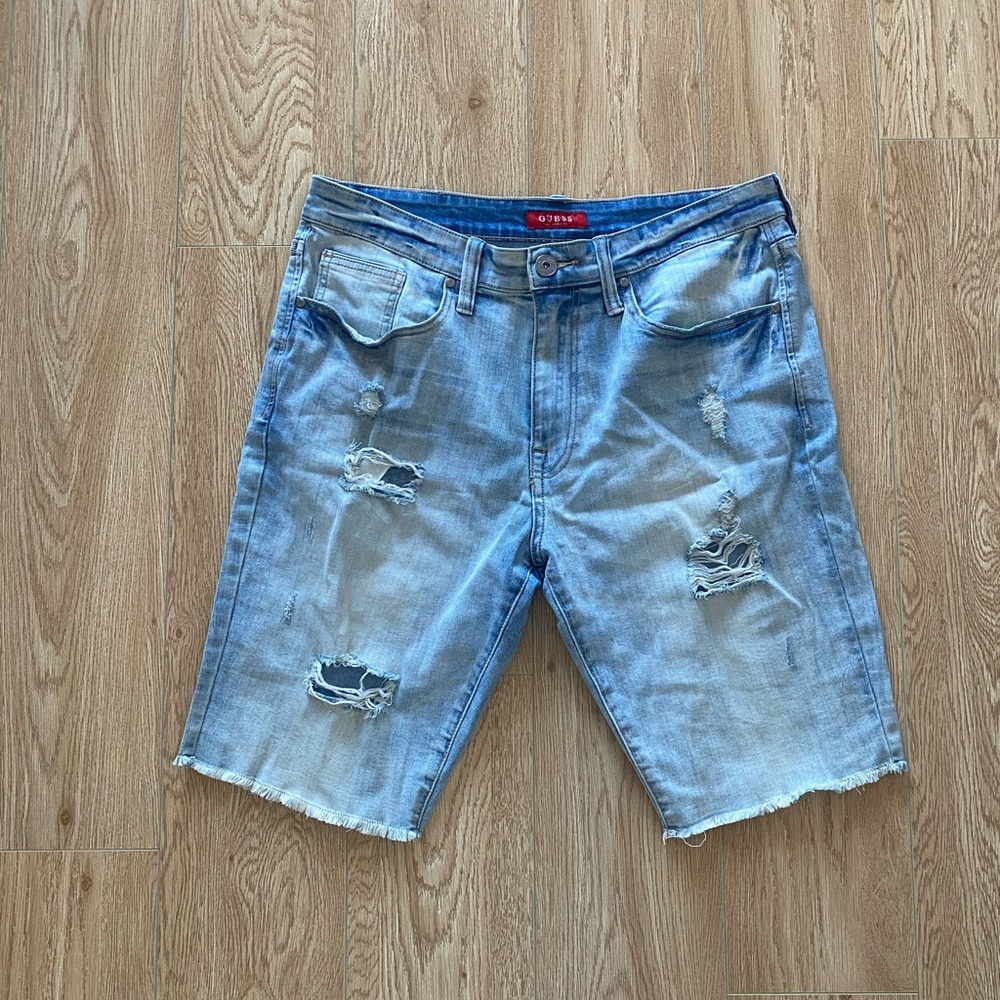 Mens vintage Guess jeans short size 34